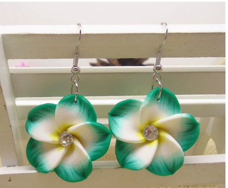 Plumeria Earrings