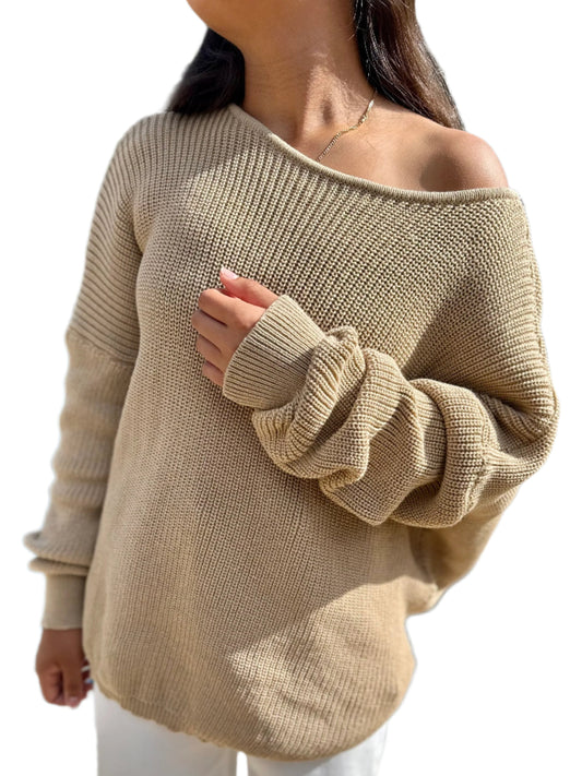 Women's Twisted V-Back Sweater