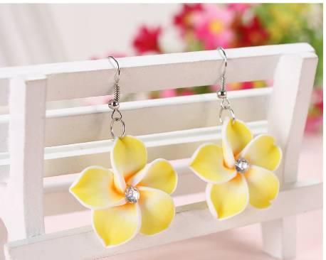 Plumeria Earrings