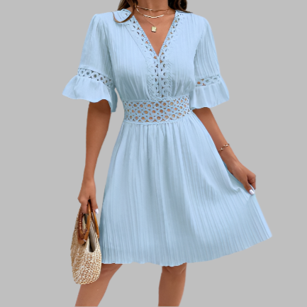 Women's Short Blue Dress