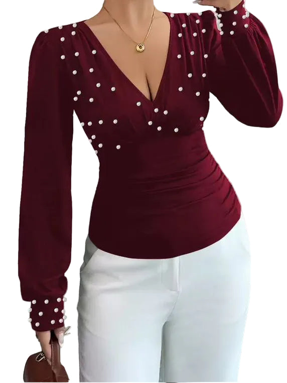 Women's Pearl Knit Blouse