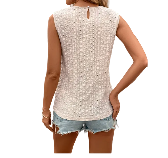 Lace Eyelet Top