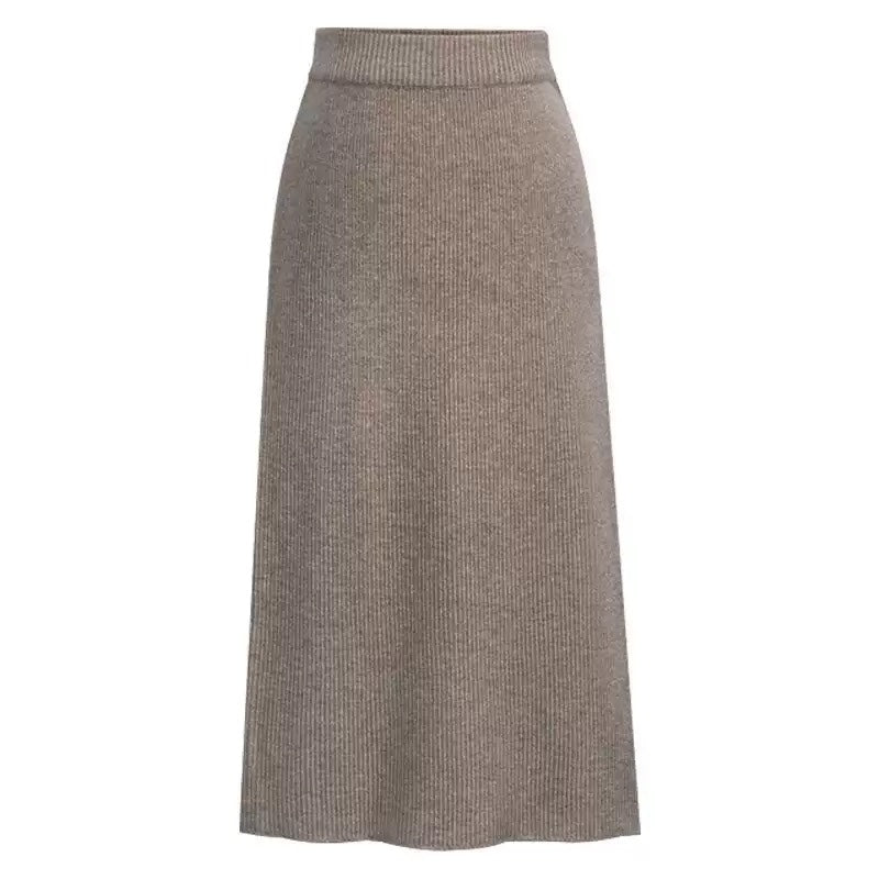 Women's Winter Knitted Pencil Skirt