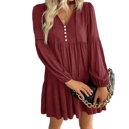 Women's Boho Short Dress