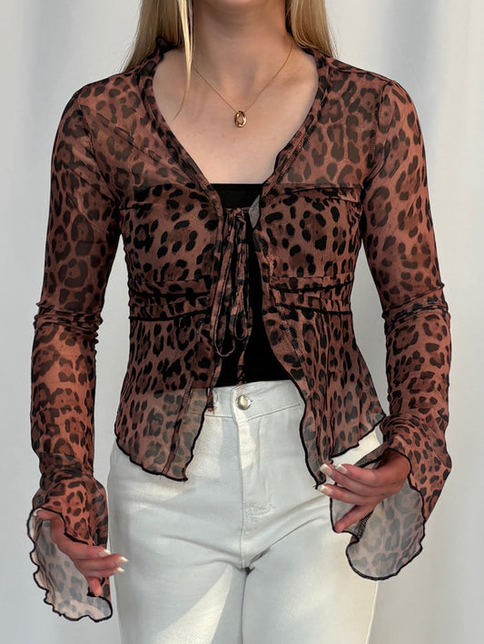 Women's Cheetah Blouse