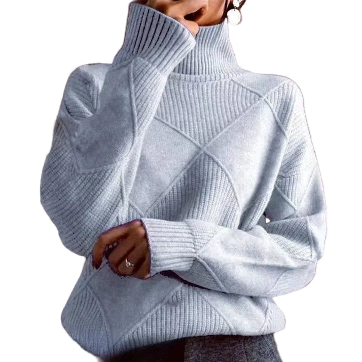 Women's High Neck Sweater