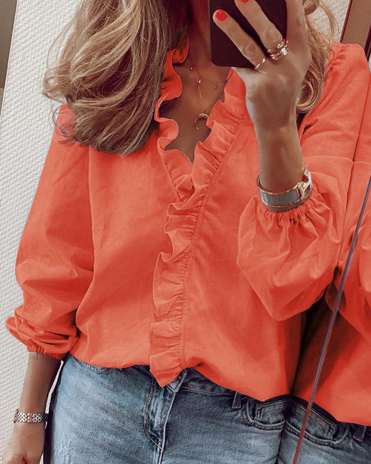 Women's Ruffle Blouse