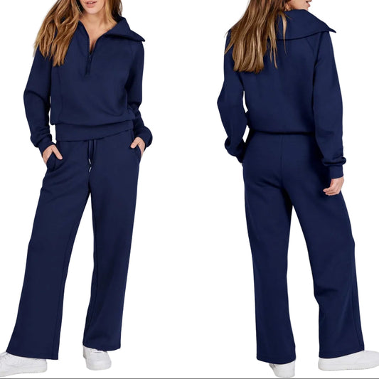 Women's Zipper Pullover Tracksuit